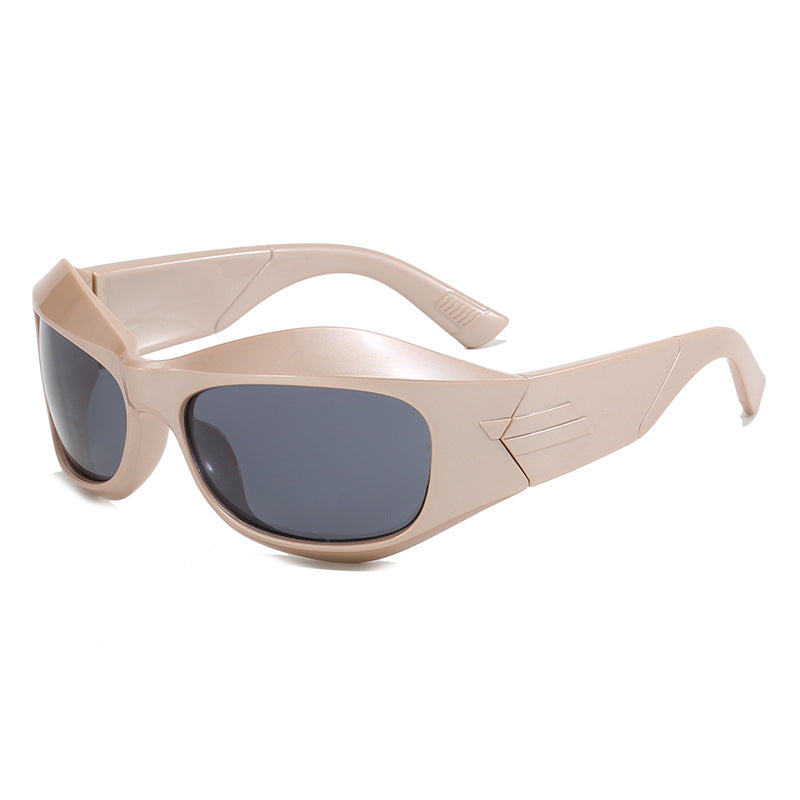Women Retro Sunglasses in trendy Shield design Stornfield