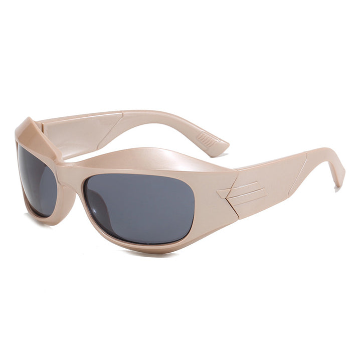 Women Retro Sunglasses in trendy Shield design Stornfield