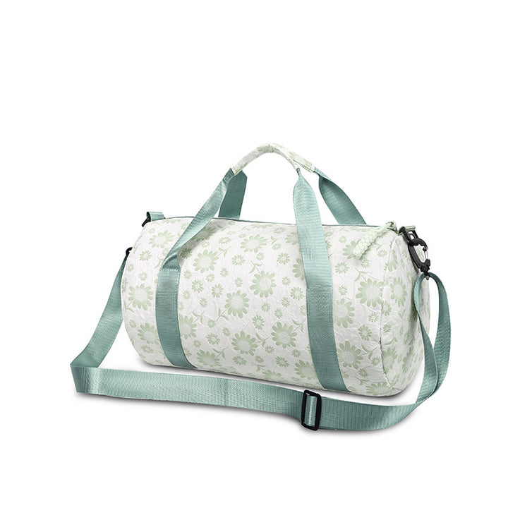 Sporty Duffel Bag With Floral Pattern Stornfield