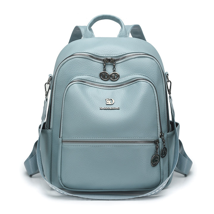 Multi-Functional Leather Backpack Stornfield