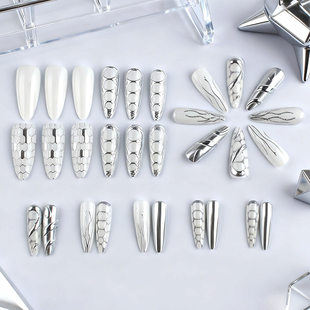 Artistic Textured Nail Tips Stornfield