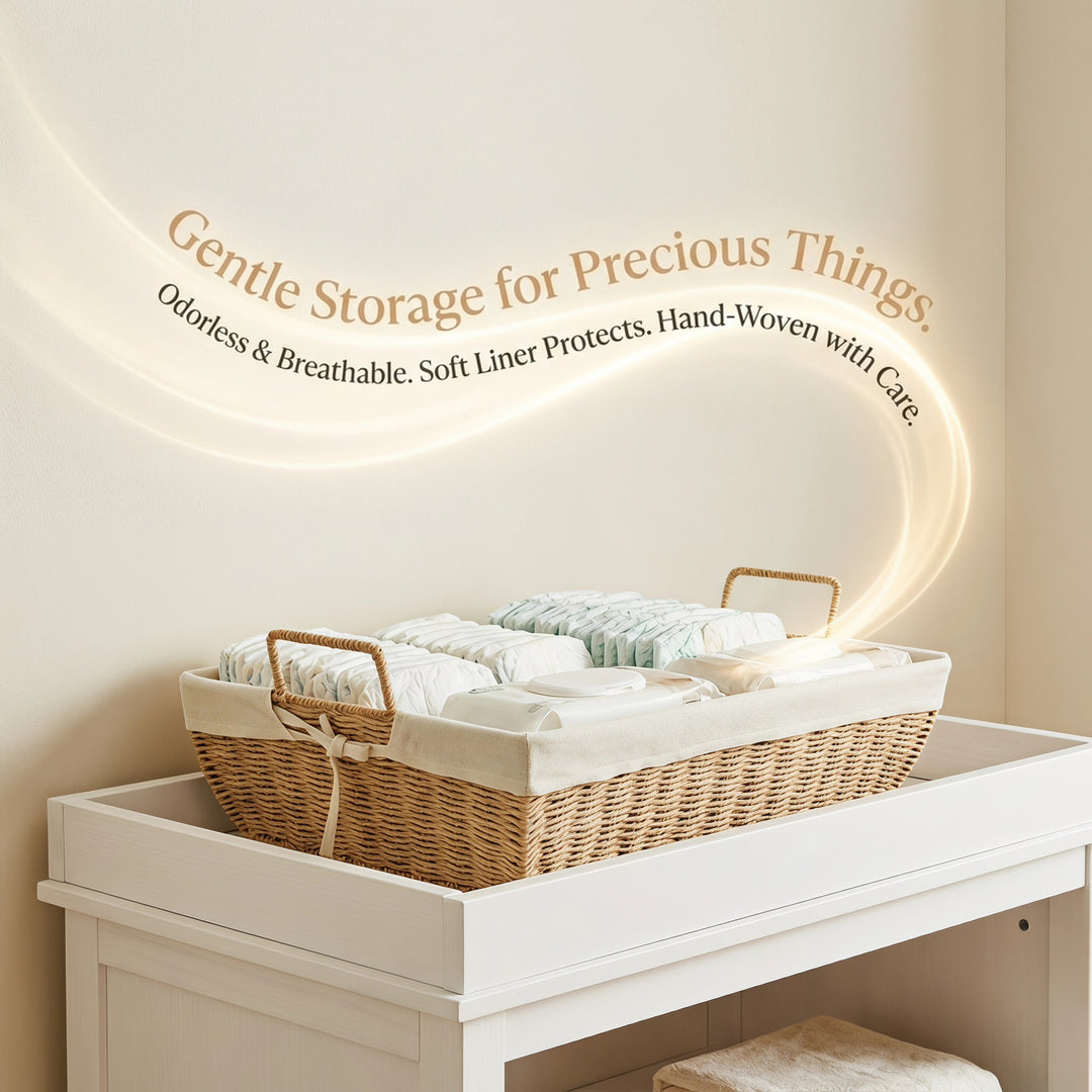 Practical storage basket with fabric lining Stornfield