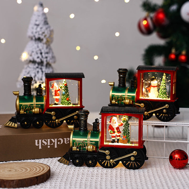 Illuminated Christmas train decoration Stornfield