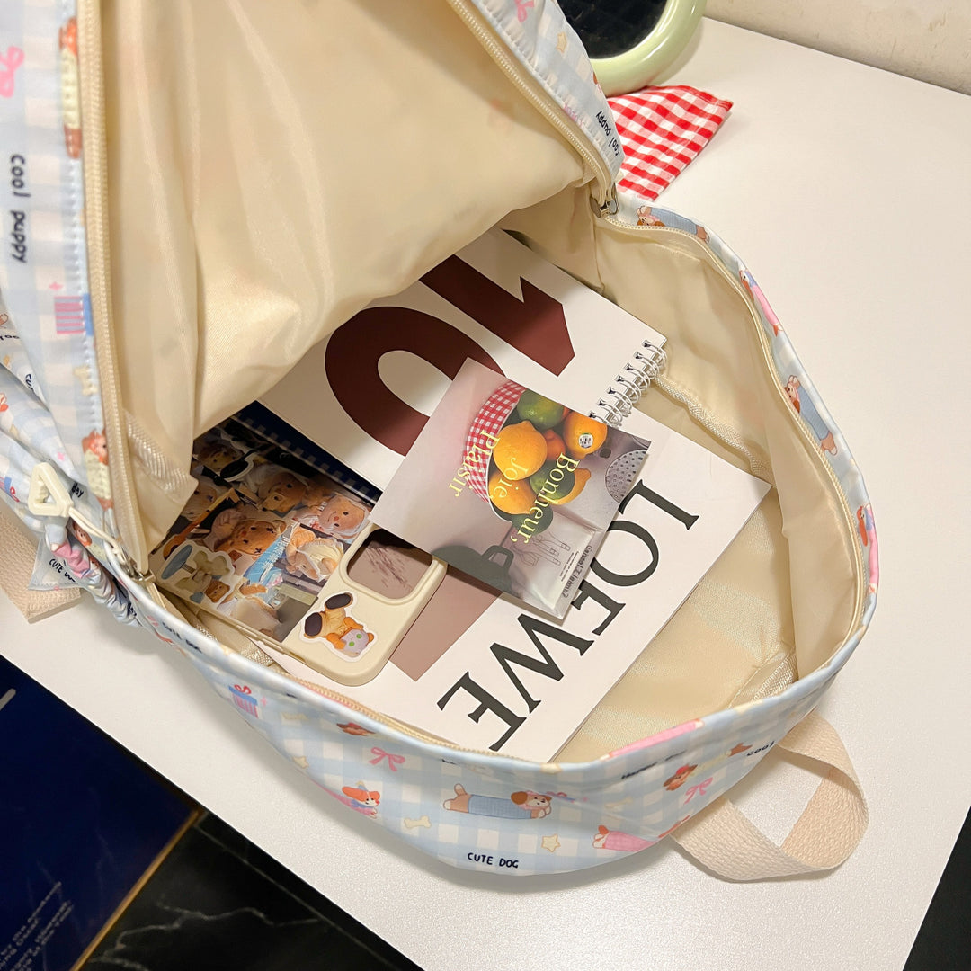 Cute backpack with embroidered cat motif Stornfield