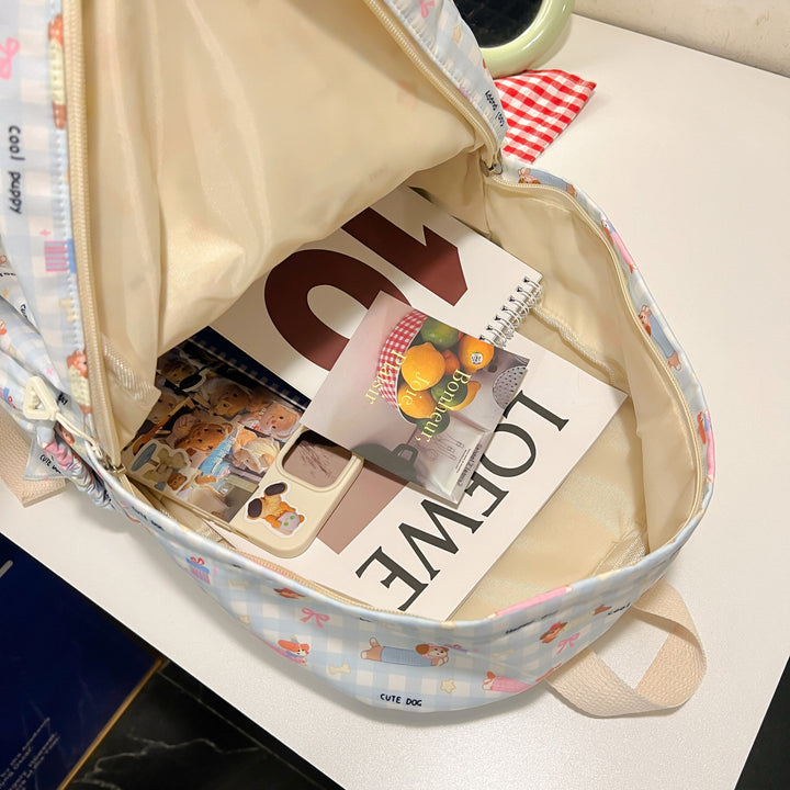 Cute backpack with embroidered cat motif Stornfield