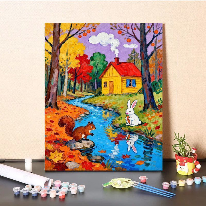 Vibrant Nature-Themed Paint by Numbers Art Kit Stornfield