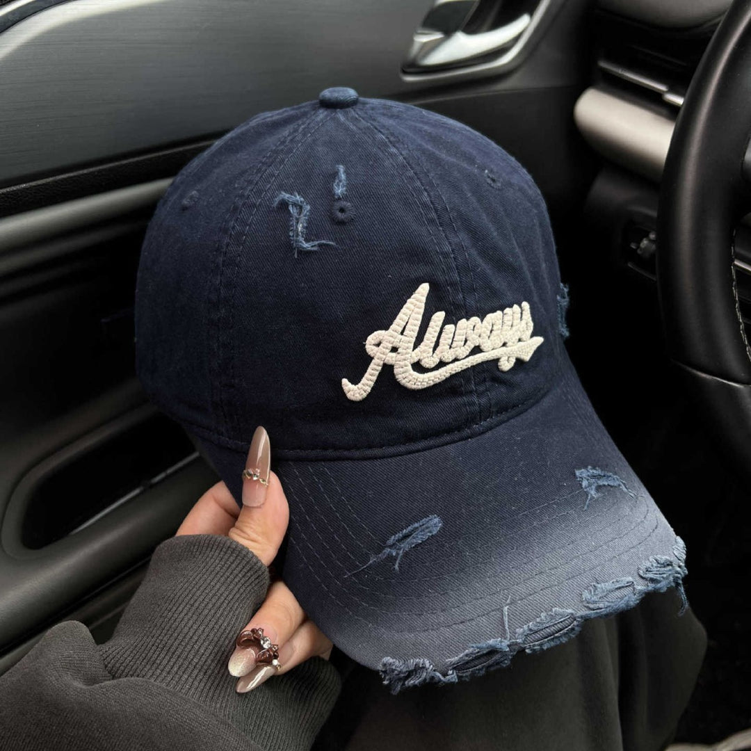 Women's Distressed Graphic Baseball Cap Stornfield