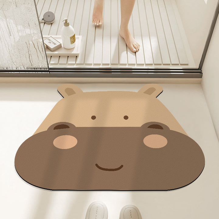 Cute Cat-Themed Anti-Slip Bath Mat