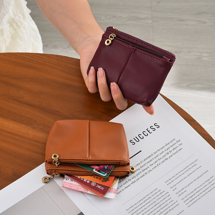 Compact Zippered Storage Coin Pouch Stornfield