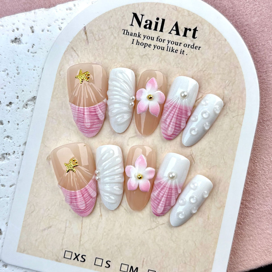 Artistic Press-On Nail Design Collection
