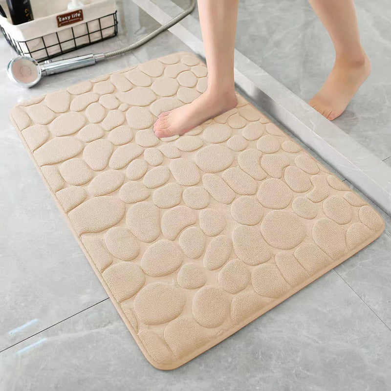Textured Pebble Bath Mat