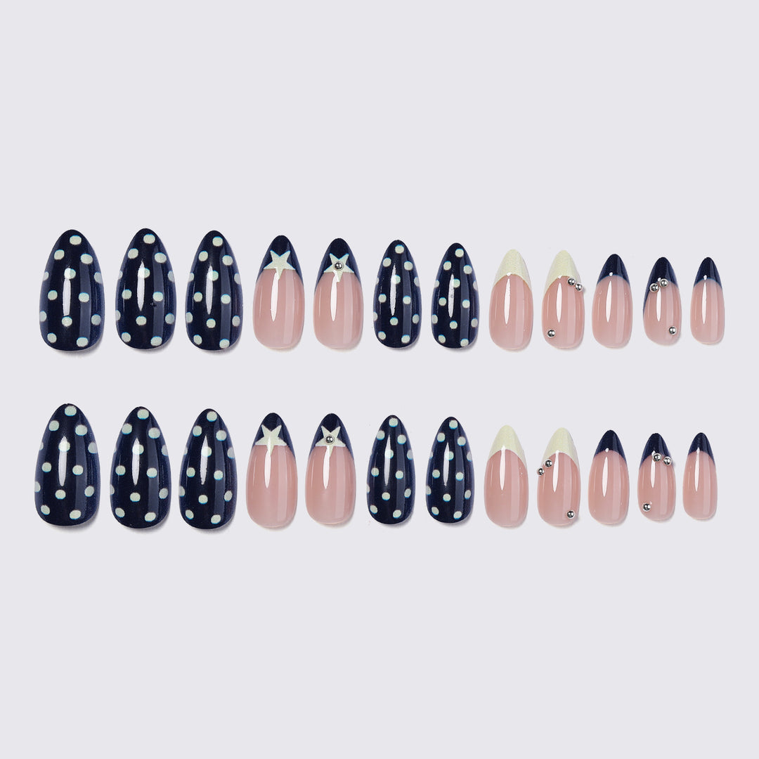 Creative Polka Dot Press-On Nails Set Stornfield