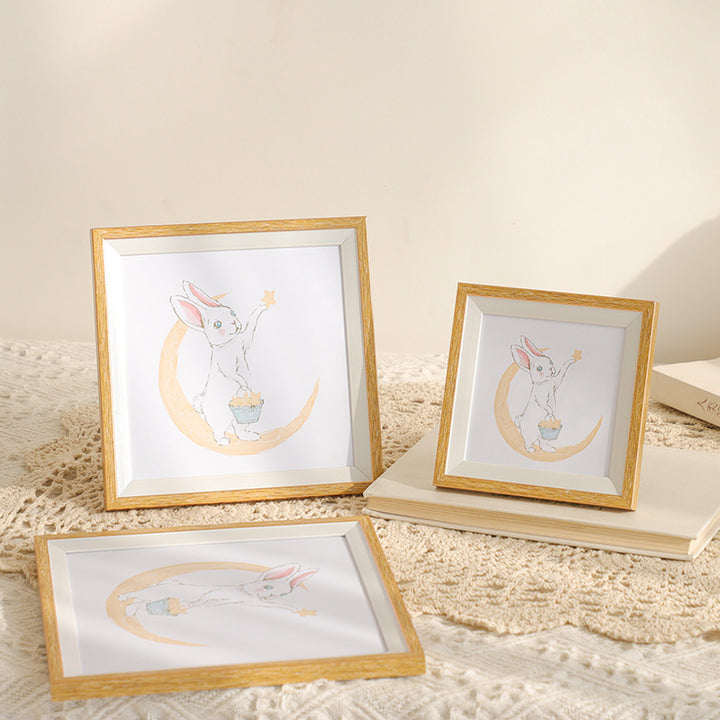 Whimsical Bunny Art Frame Set
