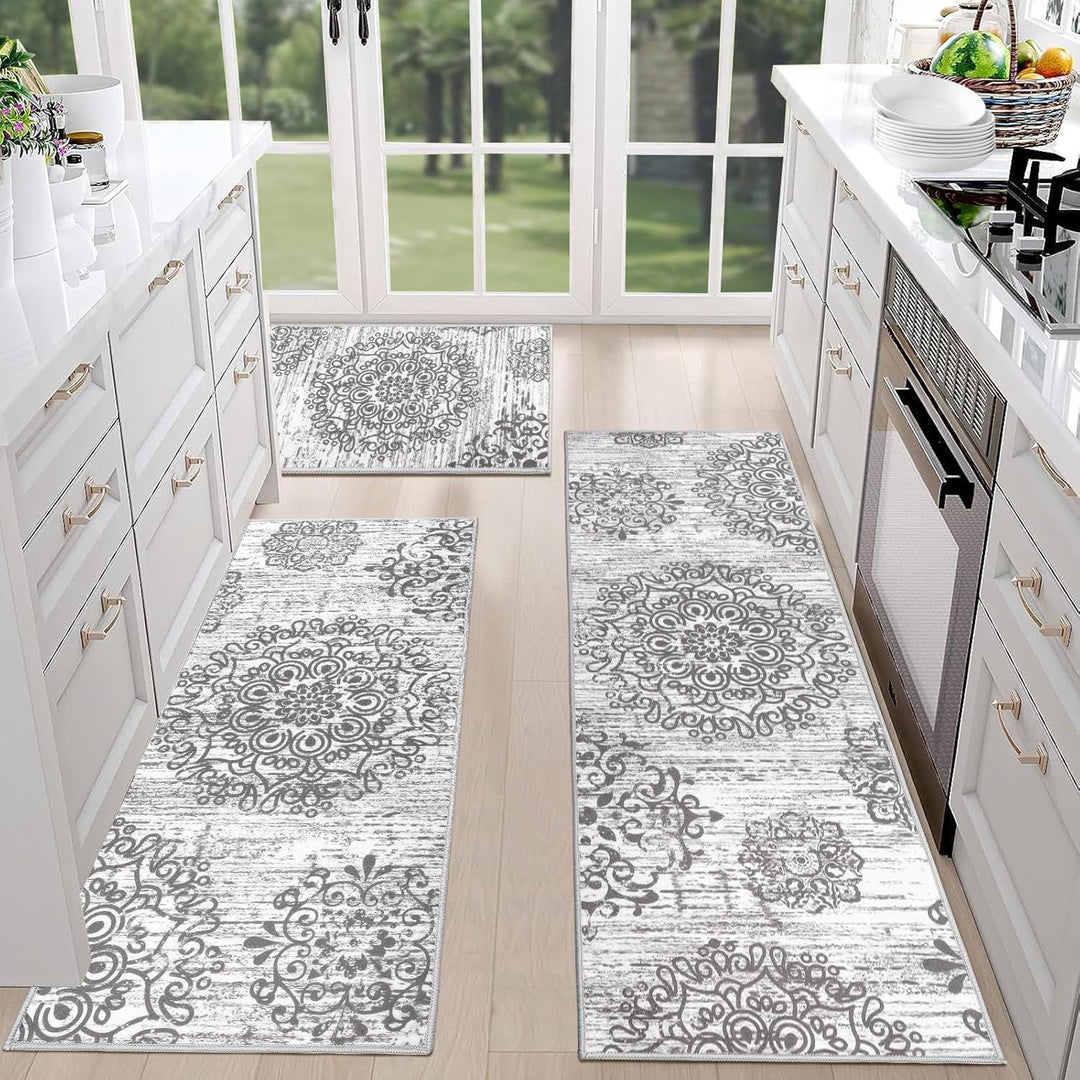 Vintage-Inspired Persian Kitchen Runner Mat