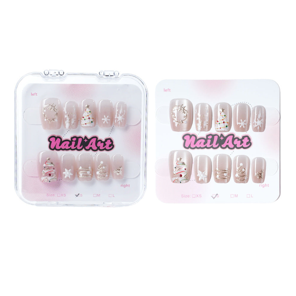 Glittering Holiday Nail Art Stornfield
