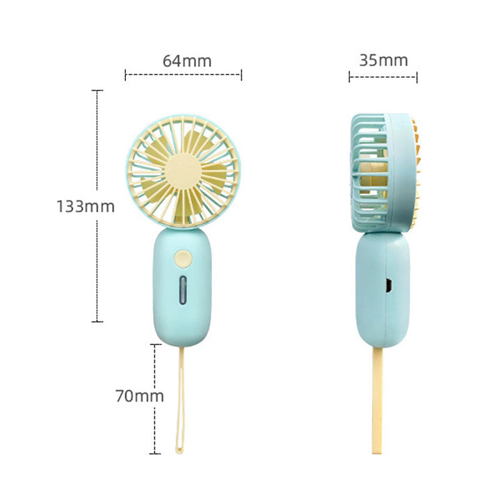 Ladies portable cooling fan with ergonomic handle Stornfield