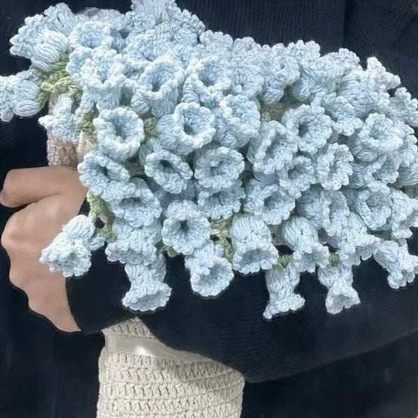 Floral Crochet Throw Blanket