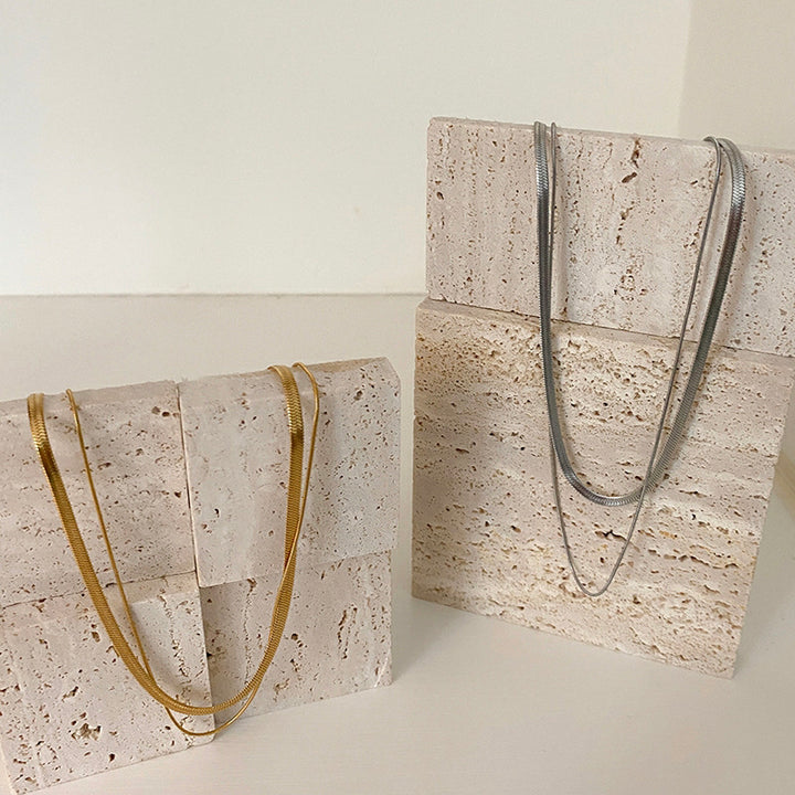Layered Gold Chain Necklace Stornfield
