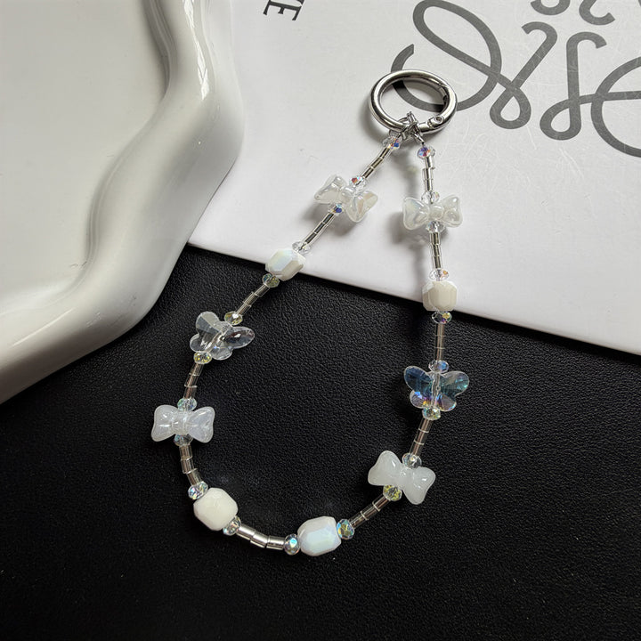Decorative Beaded Floral Keychain Stornfield