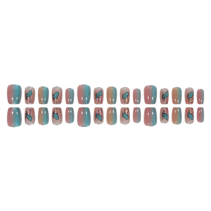 Floral-Inspired Press-On Nail Set Stornfield