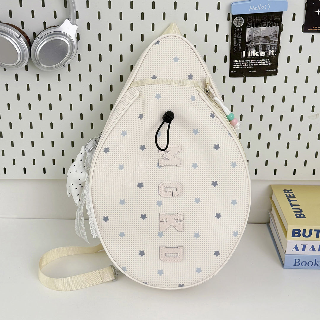 Star-Patterned Casual School Backpack Stornfield