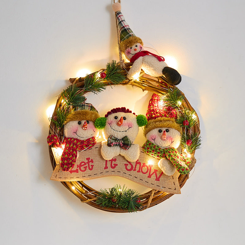 Christmas wreath with lights Stornfield