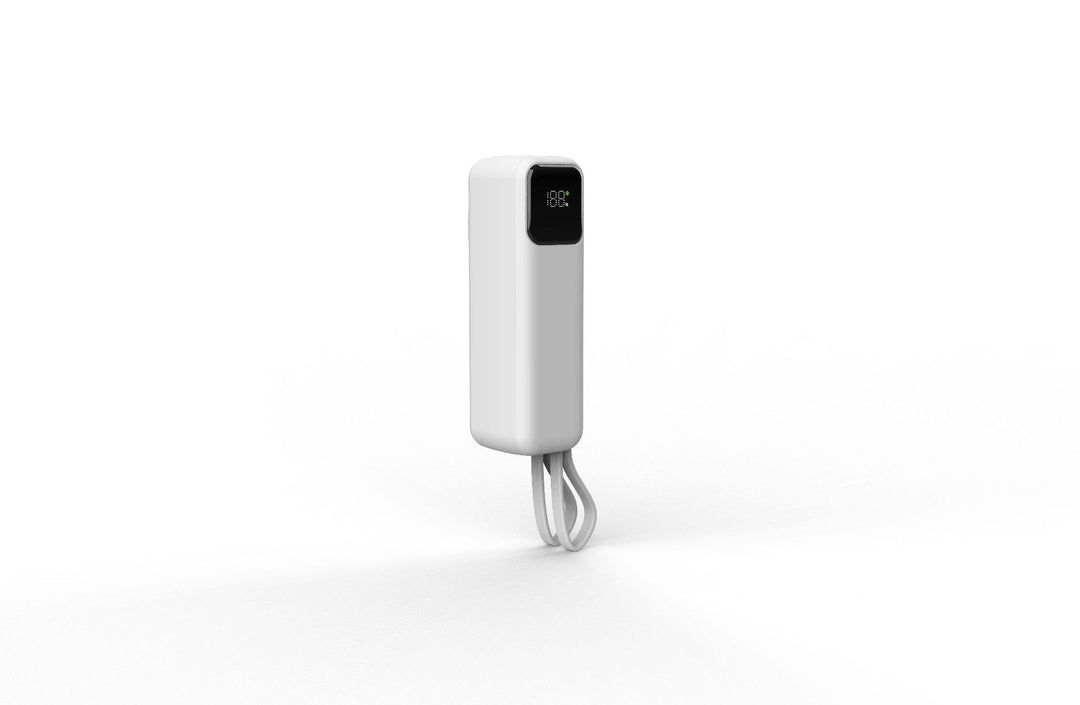Portable power bank with integrated wireless charging function and LCD display Stornfield