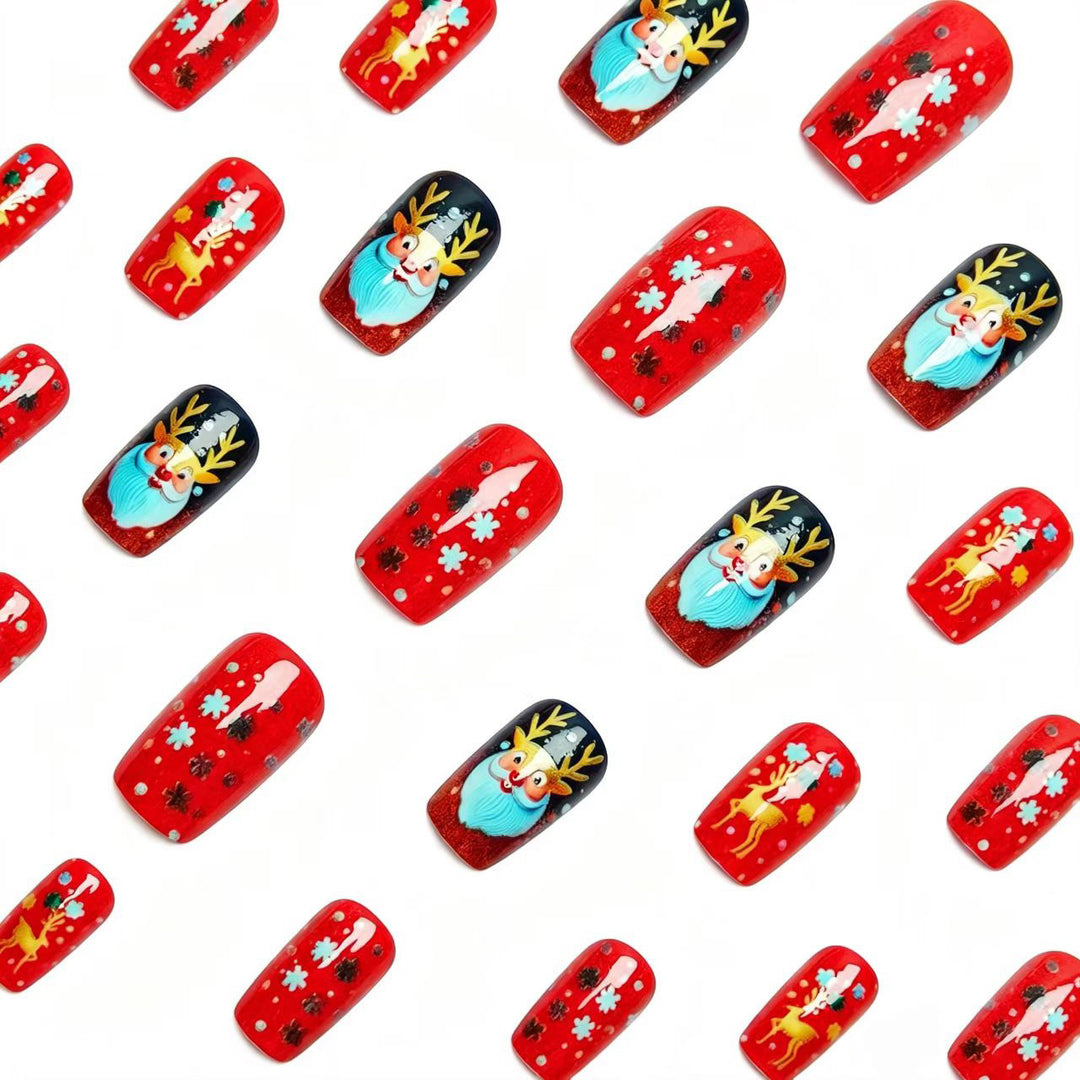 Creative Art Nails with Festive Christmas Design Stornfield