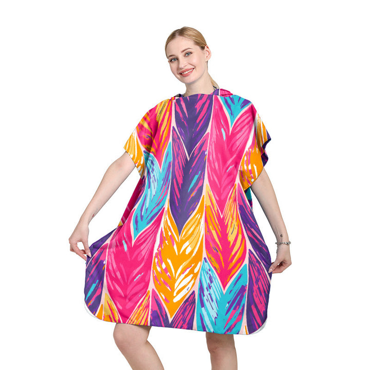 Beach dress with tropical print Stornfield