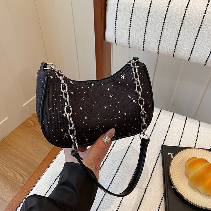 Starry Patterned Evening Handbag