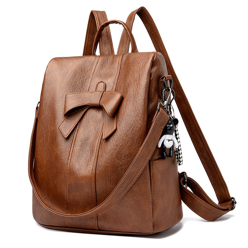 Stylish Bow-Accented Backpack Stornfield