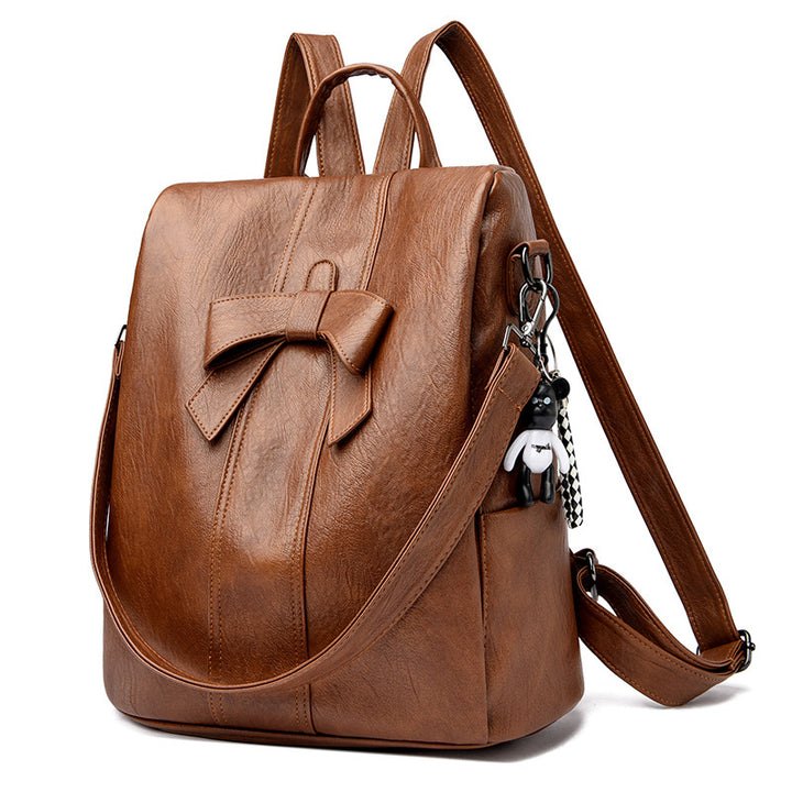 Stylish Bow-Accented Backpack Stornfield