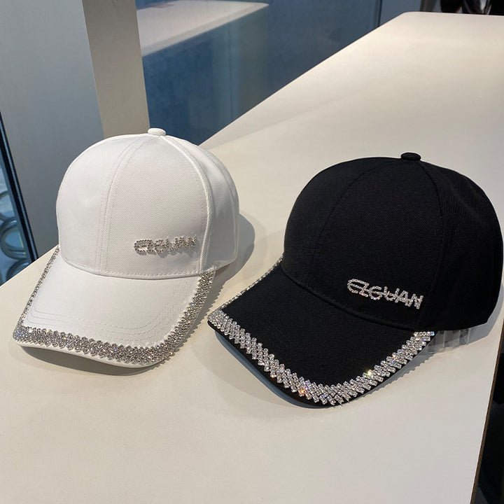 Women's Sparkling Rhinestone-Trimmed Baseball Cap Stornfield