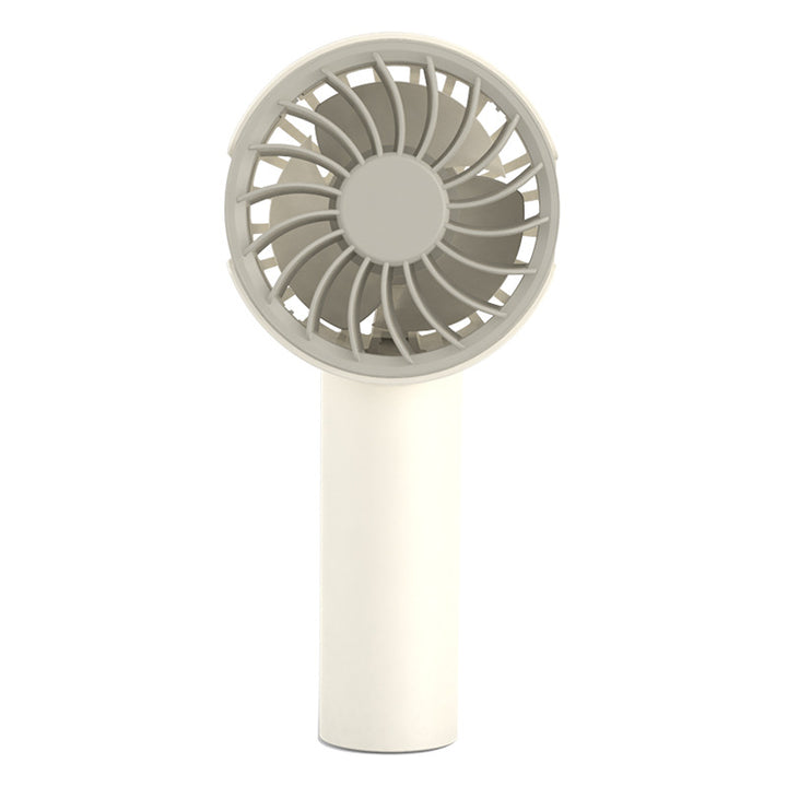 Unisex compact portable handheld fan with rechargeable battery quiet brushless motor ergonomic grip Stornfield