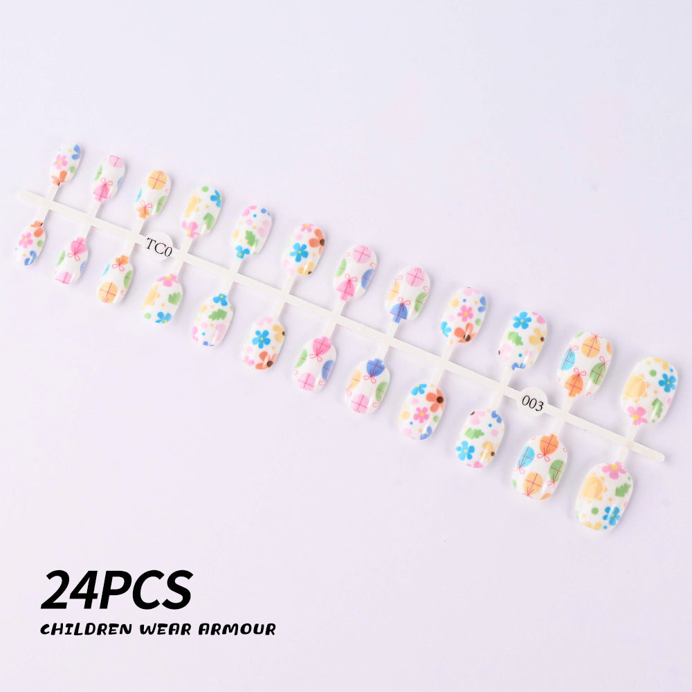Children's Fun-Themed Press-On Nail Set Stornfield