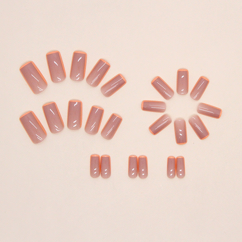 Artificial nail tips with glamorous design and neon accents Stornfield