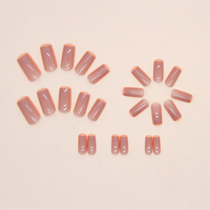 Artificial nail tips with glamorous design and neon accents Stornfield