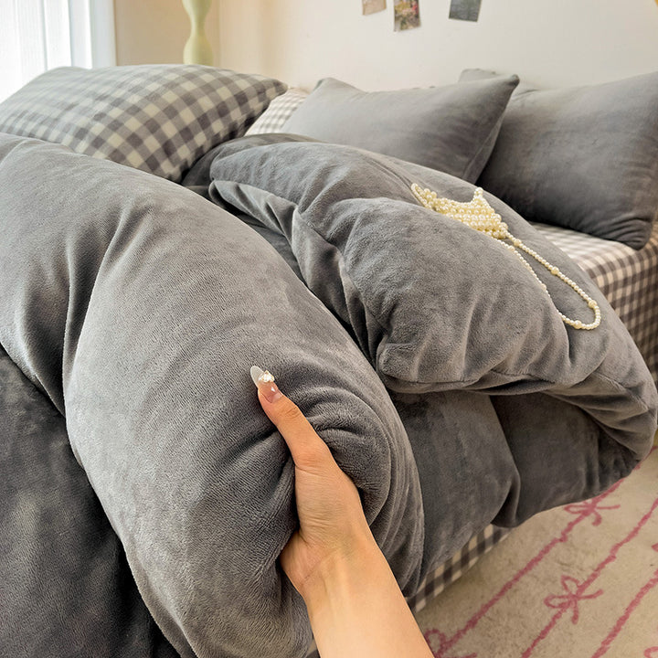 Cozy Striped Bedding Set
