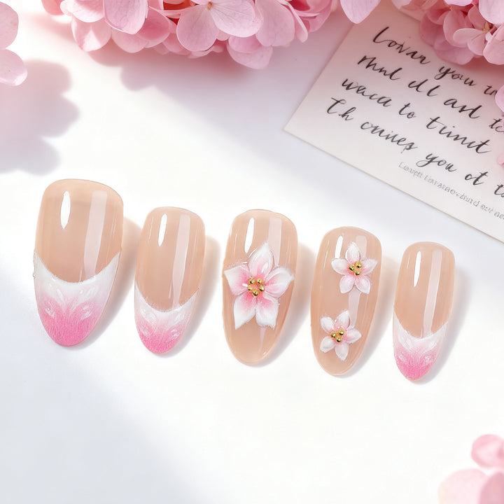 Artistic nail designs with floral accents Stornfield