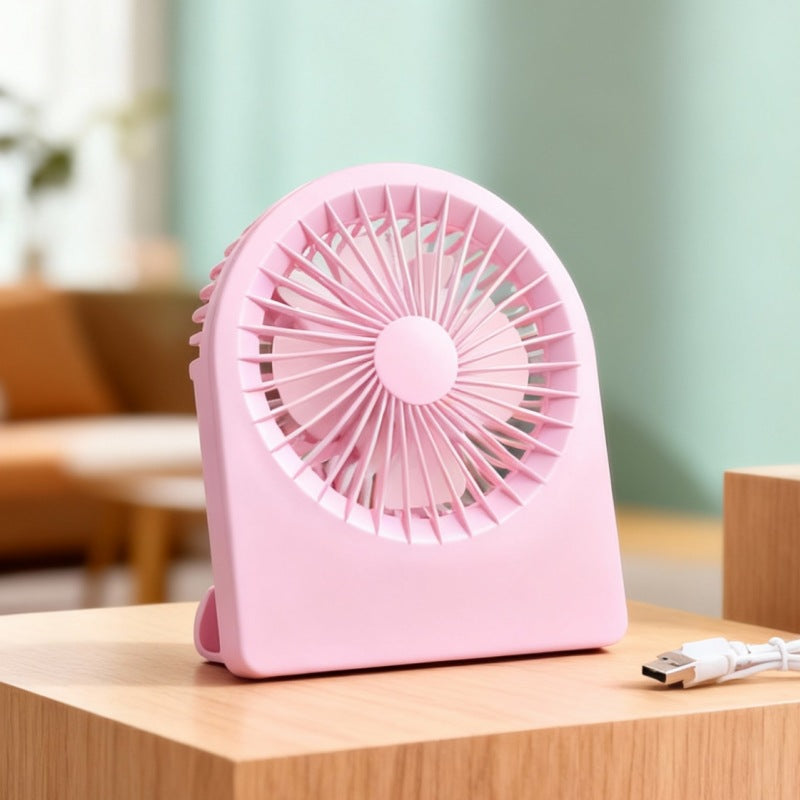 Ladies Compact Table Fan with USB Connection and Quiet Operating Modes Stornfield