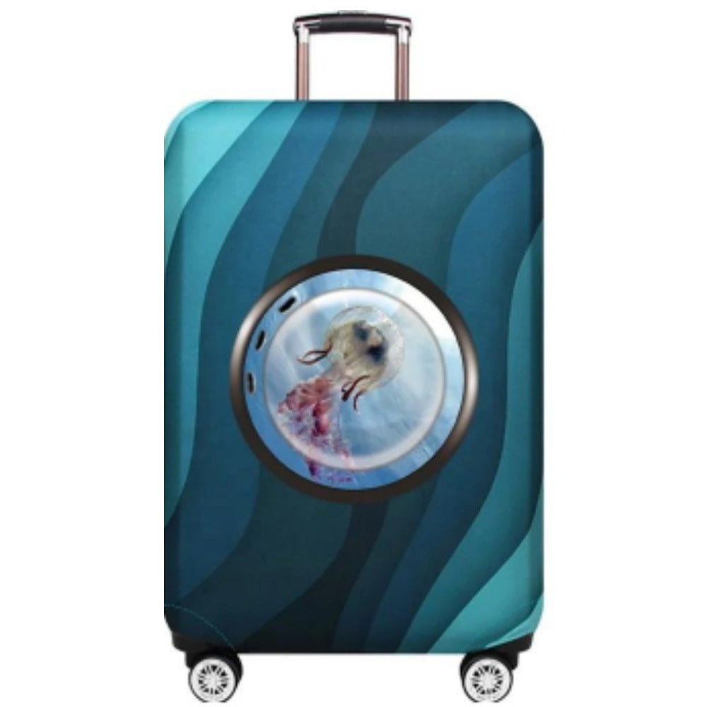 Women's Hard Shell Suitcase with Creative Animal Design Stornfield