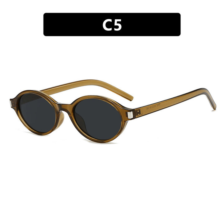 Women's elegant round sunglasses with modern frame Stornfield