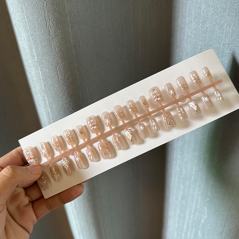 Artistic Ombre Press-On Nail Tips Set Stornfield