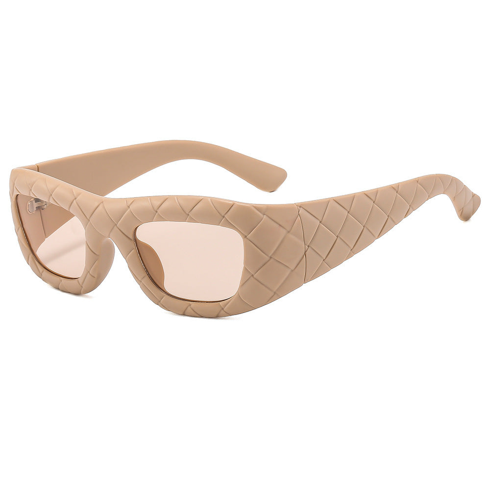 Ladies extravagant sunglasses with textured frame Stornfield