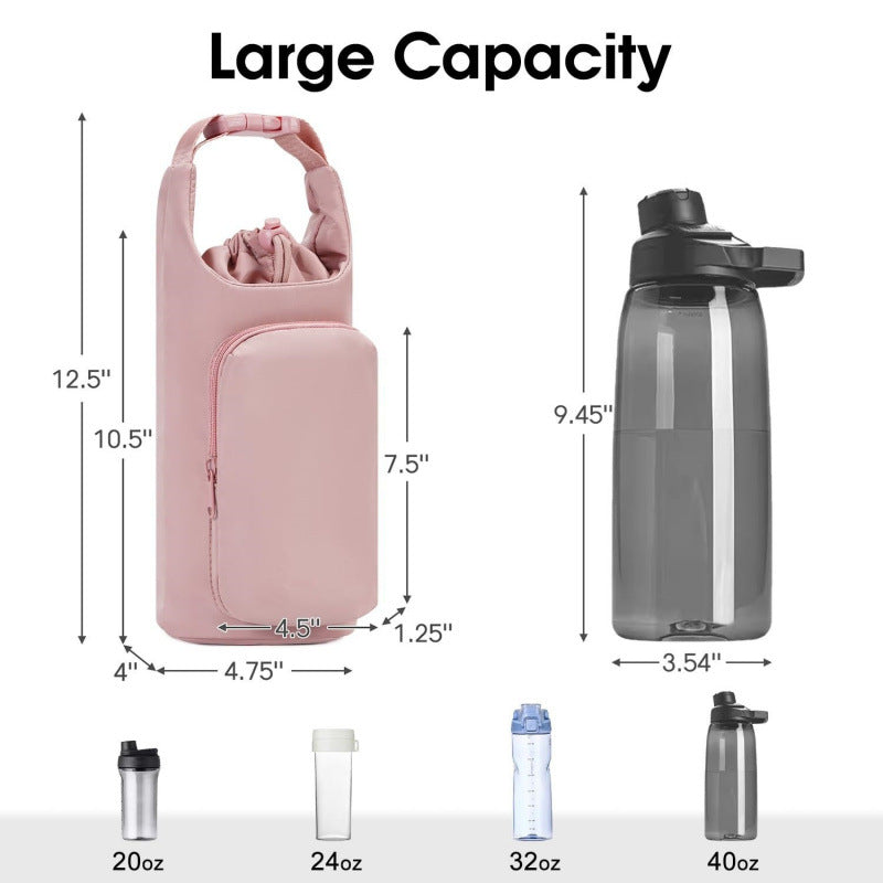 Elegant cooler bag with insulating carrying system Stornfield