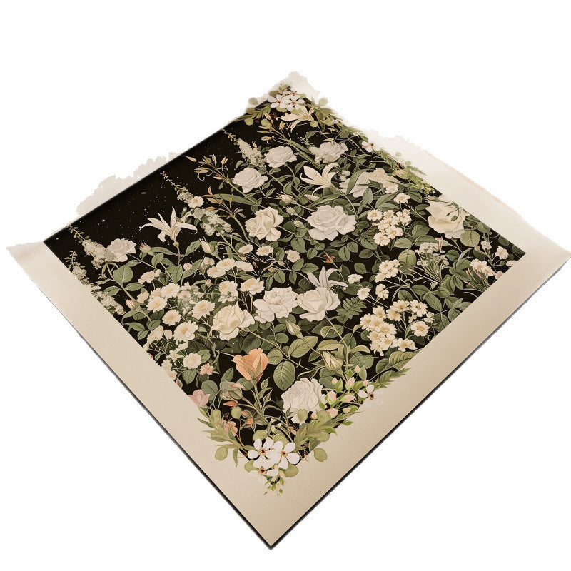 Floral-Themed Kitchen Counter Mat Stornfield