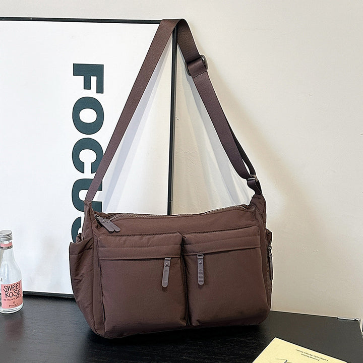 Lightweight Multi-Pocket Crossbody Bag