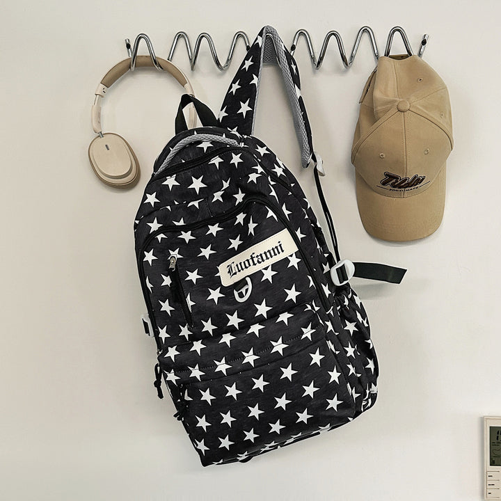 Casual Star-Patterned Backpack Stornfield 1791205638