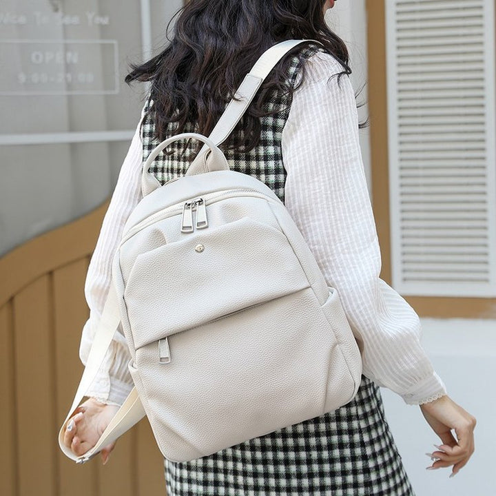 Premium Leather Laptop Backpack Stornfield