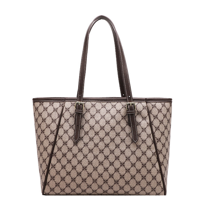 Stylish Geometric Print Tote Bag